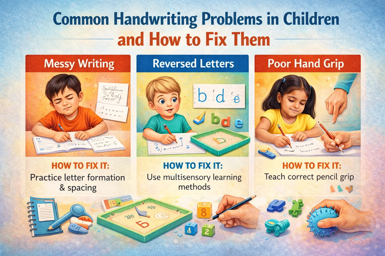 Children Fixing Problems Sri Sai Ram Academy
